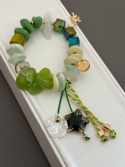 Pulsera Acuario style 3( solo disponible con una pequeña variacion en diseño que no afectara su belleza)