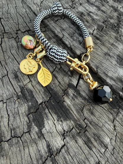 Pulsera Golden Safari #4 cebra- Safari Collection
