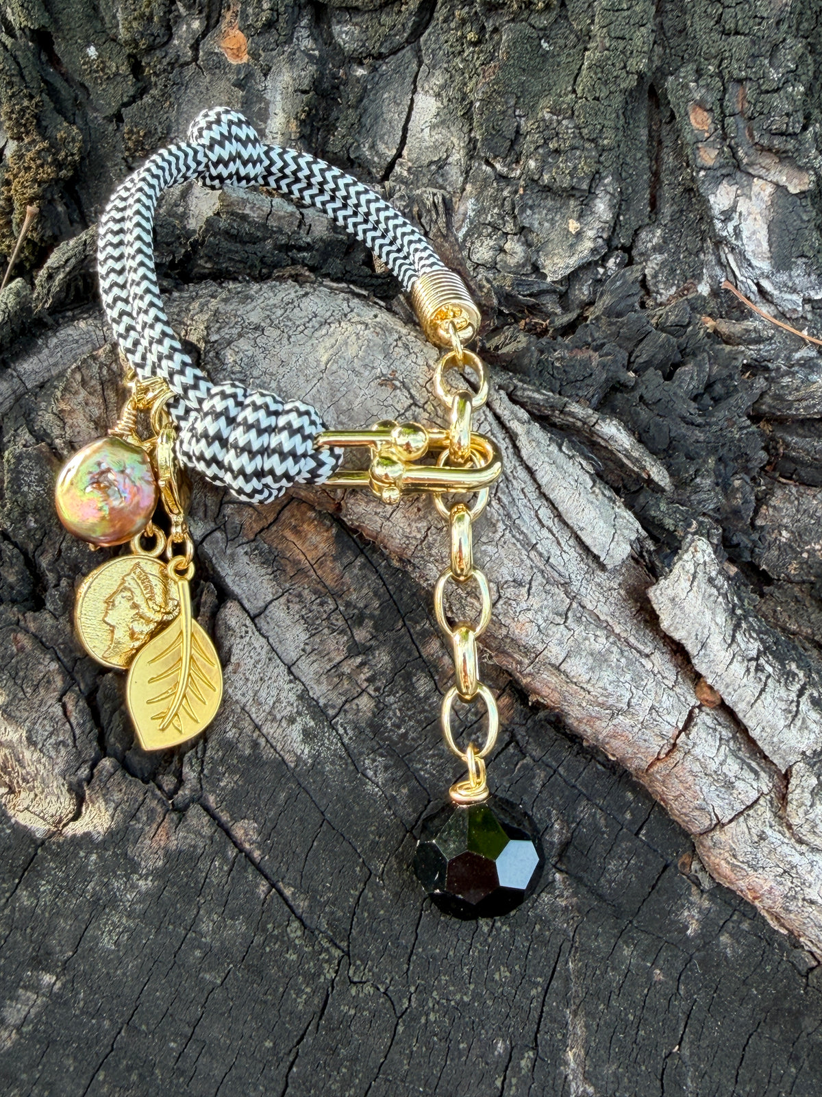 Pulsera Golden Safari #4 cebra- Safari Collection