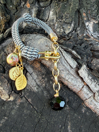 Pulsera Golden Safari #4 cebra- Safari Collection