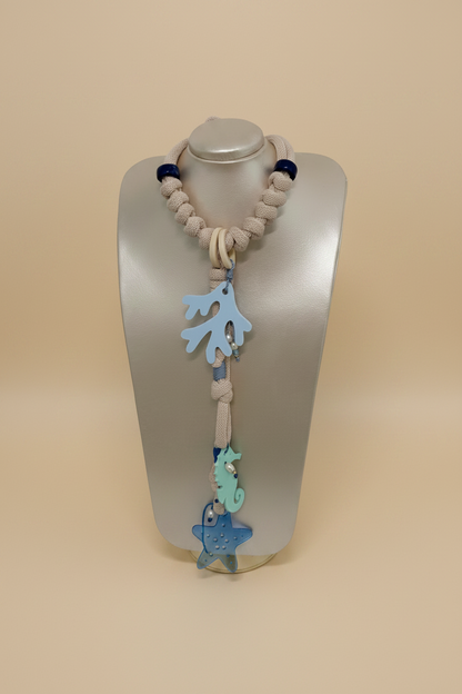 Collar Vida Marina(con centro removibles y ajustable
