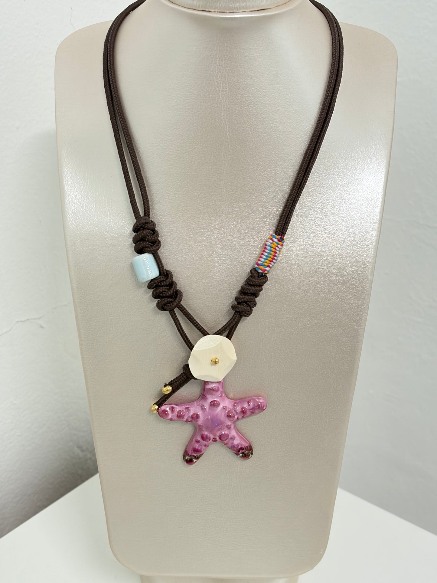 Collar brisa del mar( magenta )