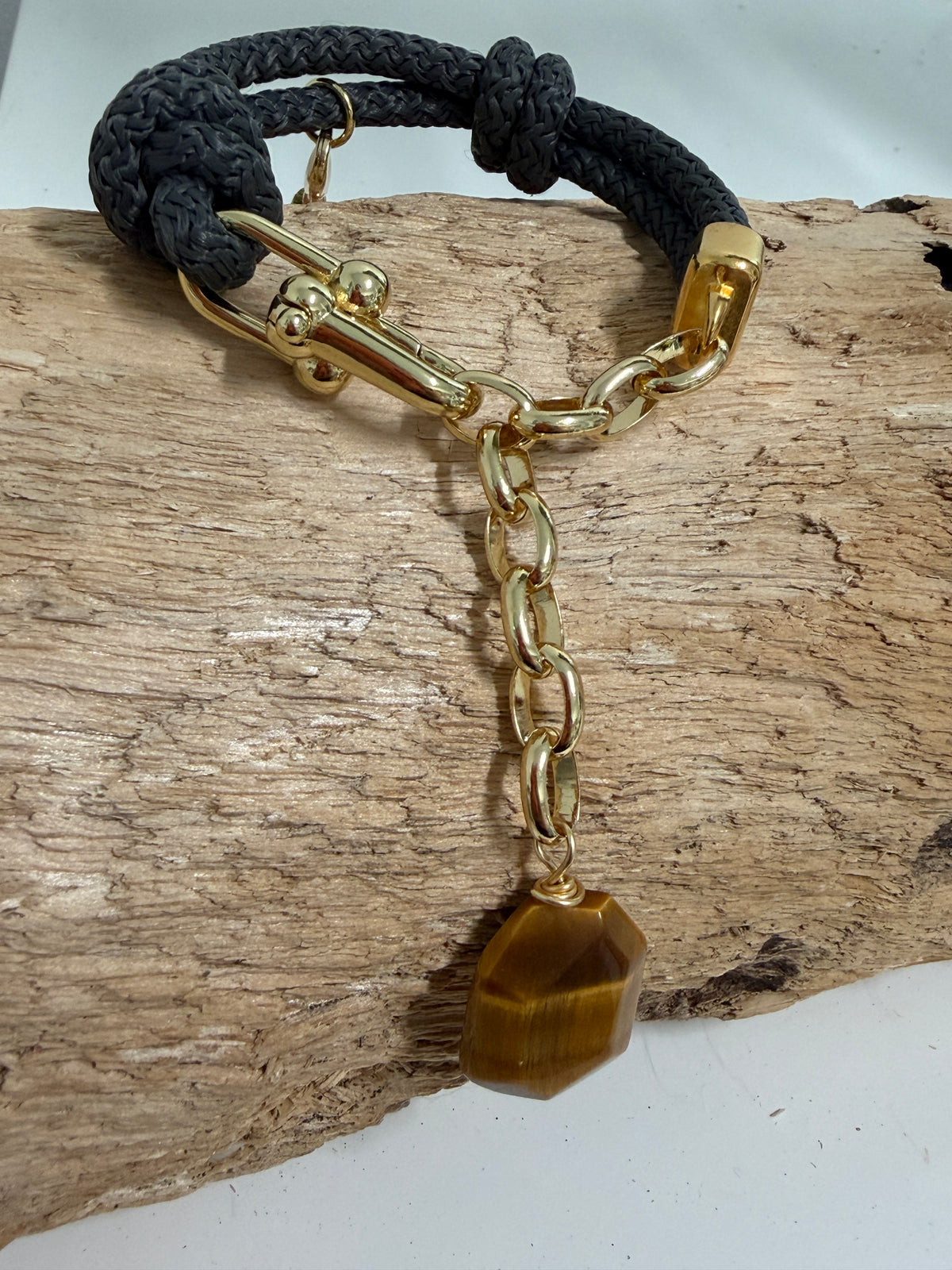 Pulsera Golden Safari # 5 Gris - Safari Collection
