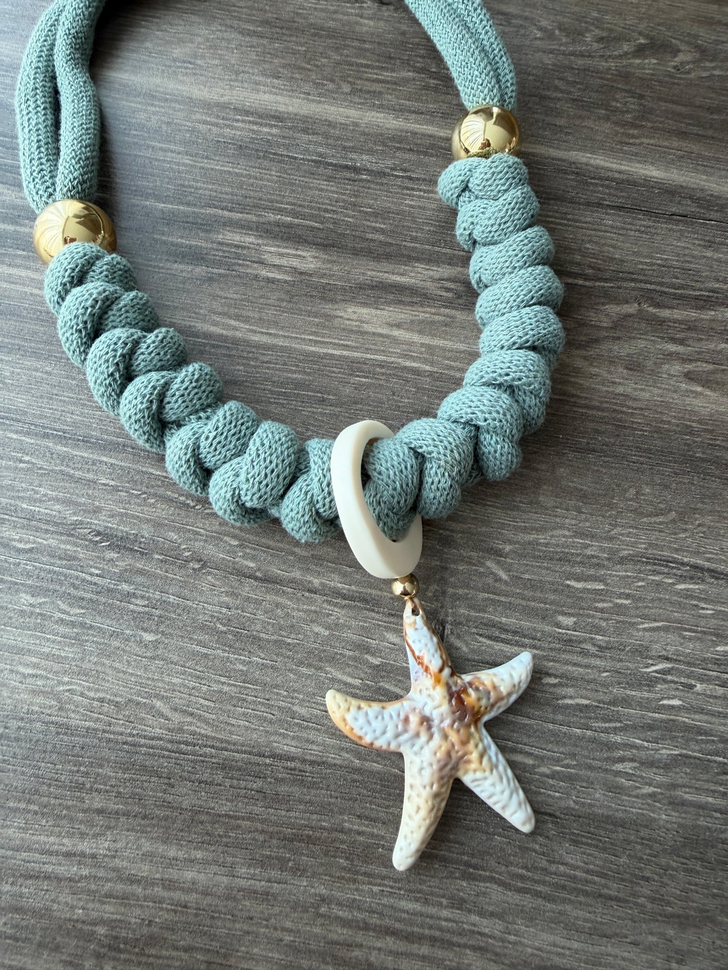 Collar Bahia encantada- ☀️5 collares en 1☀️charms removibles🐟puedes mojarlo