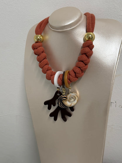 Collar Bahia encantada- # 18☀️5 collares en 1☀️charms removible🐟puedes mojarlo
